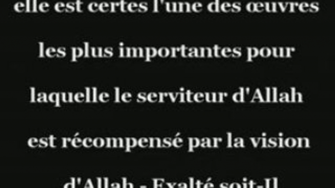 "La vision d'Allah au Paradis par les croyants" par le Cheik