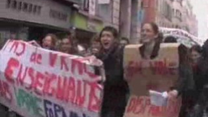 Manifestation enseignants-chercheurs de Marseille