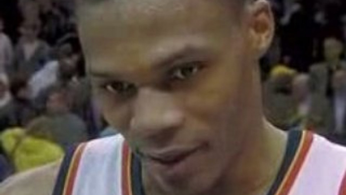 NBA Russell Westbrook talks about his first triple-double of