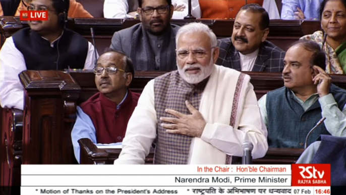 Modi @ rajya sabha