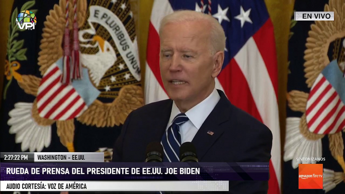 En Vivo desde Washington - Rueda de prensa del Presidente de EE.UU Joe Biden