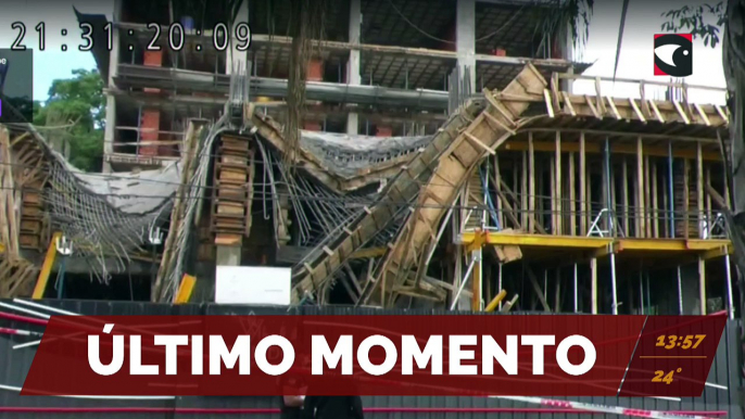 #Urgente | Se desplomó un edificio en construcción en la Costanera de Posadas: habría obreros atrapados