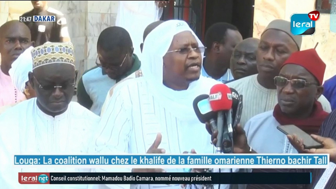 Louga La coalition wallu chez le khalife de la famille Omarienne Thierno bachir Tall