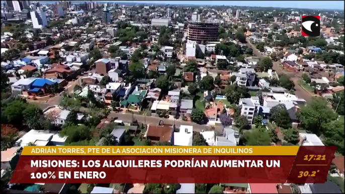 Misiones: Los alquileres podrían aumentar un 100% en enero. Entrevista con Adrián Torres, de la Asociación Misionera de Inquilinos.