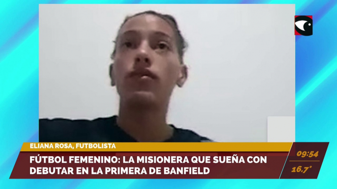 Fútbol femenino: la misionera que sueña con debutar en la primera de Banfield. Entrevista a Eliana Rosa, futbolista