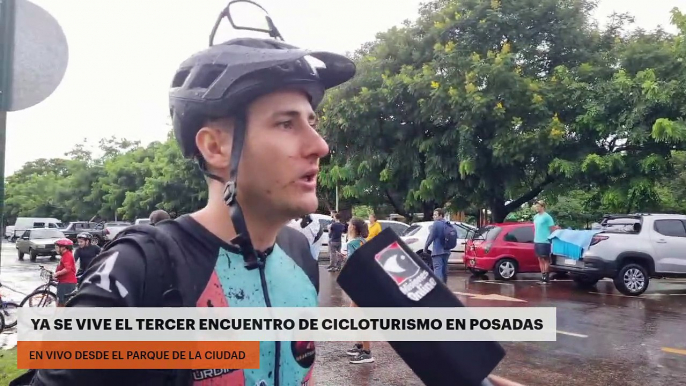 Ya se vive el tercer encuentro de cicloturismo en Posadas