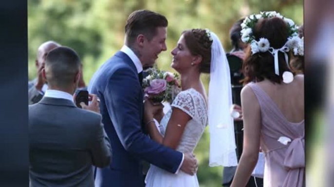 Newlyweds Millie Mackintosh and Professor Green Look Madly in Love at Their Countryside Wedding