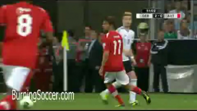 BurningSoccer.com - Toni Kroos Goal Germany 2-0 Austria