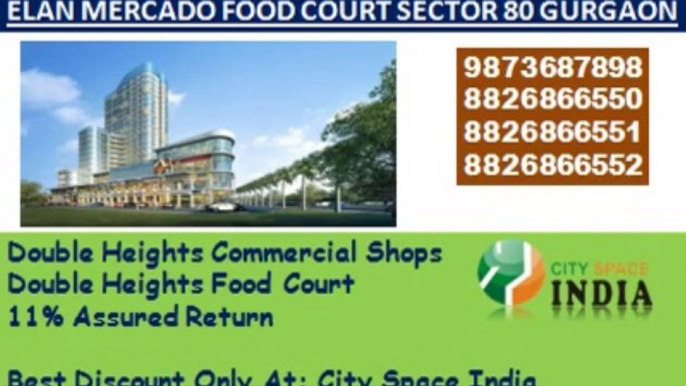 RETAIL AMENITIES[*[*9873687898*]*]ELAN MERCADO FOODCOURT SECTOR 80