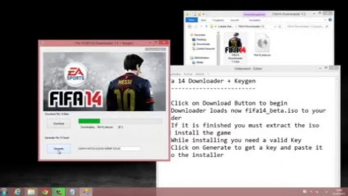 FIFA 14 [BETA] Downloader+ Keygen 2013