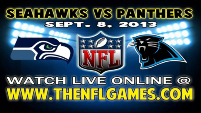 Watch "Live" Seattle Seahawks vs Carolina Panthers Internet Streaming