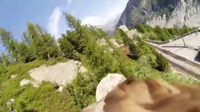 Flying eagle point of view with a GoPro! awesome.