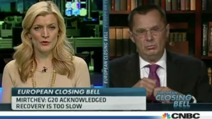 Alexander Mirtchev on CNBC Closing Bell discussing G20 and Syria