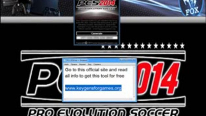 Pro Evolution Soccer 2014 (PES 2014) Game Keygen \ Crack \ FREE Download