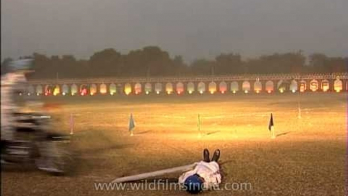 BSF bike riders performing bike stunts