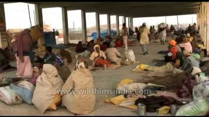 Devotee's shelter at Ardh Kumbh Mela in Prayag - 2007