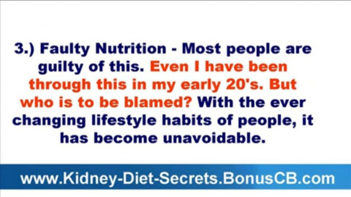 Kidney Disease Diet Renal Failure Diet - Kidney Diet Secrets - Dialysis Renal Cookbook Recipes