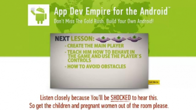 The App Dev Empire 2013 Android! Don't Miss The Gold Rush