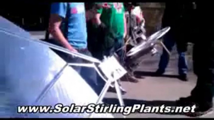 How Can You Make Free Electricity With Solar Stirling Plant