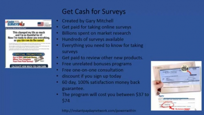 Don't Buy Get Cash for 's, Get Cash for s REVIEW, Get cash for survey's Scam