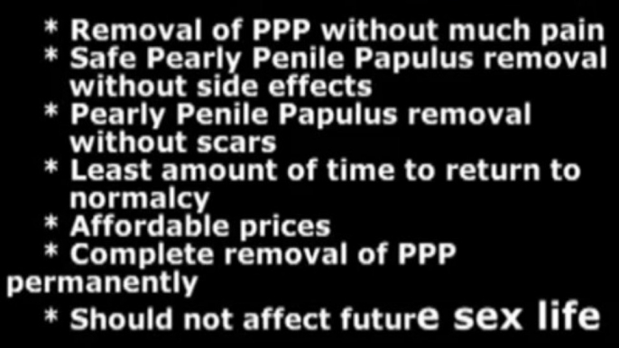 Pearly Penile Papules Removal Review - Pearly Penile Papules Treatment