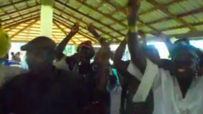 Kankan: Le village Sanfina mobilisé par El hadji Sékouna Diakité pour le soutien au Pr Alpha Condé