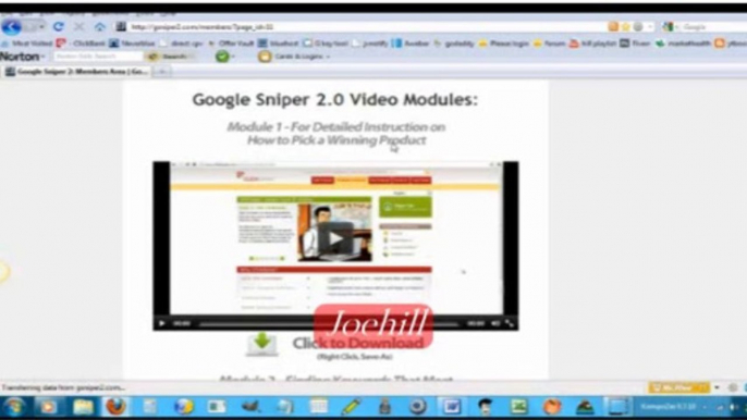 Google Sniper 2.0 review "A Real User Review" Inside-The Members Area Google sniper 2.0