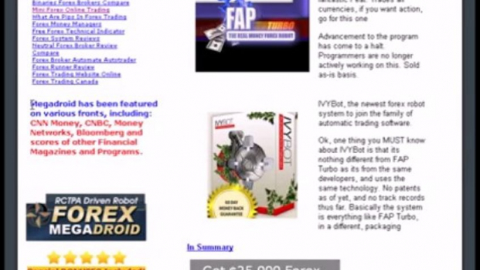 Best Forex Trading Robots: Forex Megadroid Vs Fap TURBO