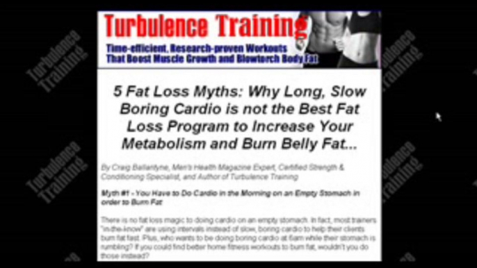 Turbulence Training - Fat Loss Home Workouts with Craig!