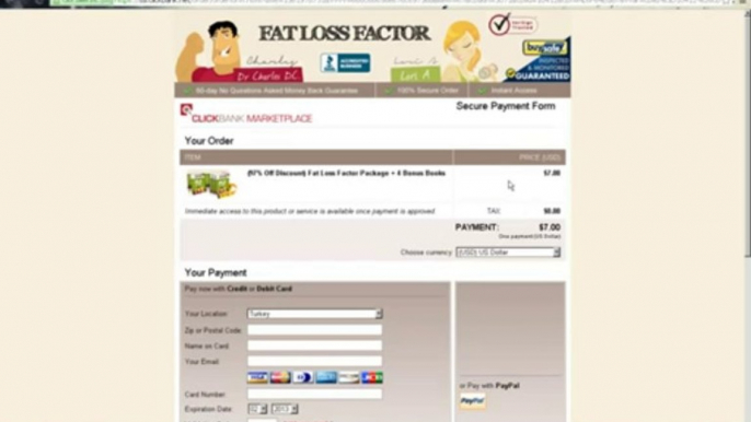 Fat Loss Factor Works And 97% Discount $7.99 (VIP Access) NO-TRAIL