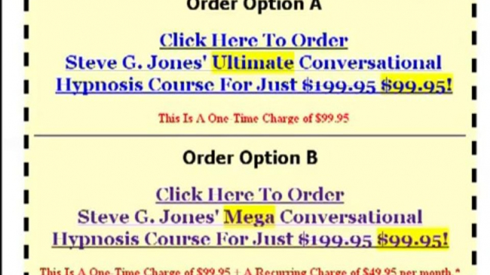 Ultimate Conversational Hypnosis review