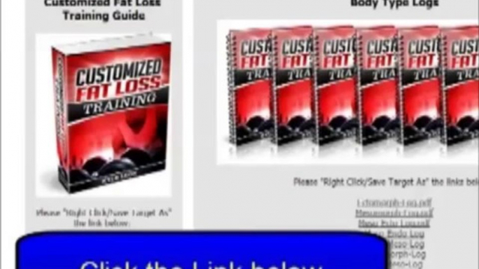 Customized Fat Loss Review With Special Discount Offer