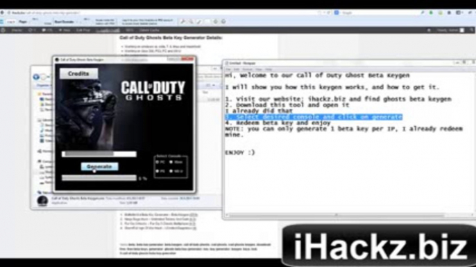 Call of Duty Ghosts Beta Key Generator [Keygen Crack] FREE Download + Torrent (Xbox, PC, PS3, Wii U)