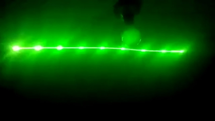 Laserharp open and close animation