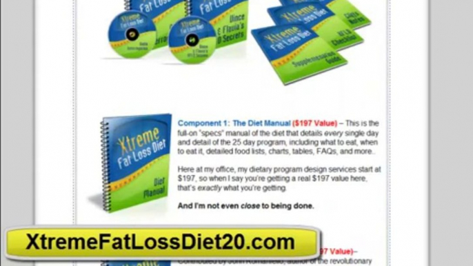 Xtreme Fat Loss Diet Review - Is Joel Marion's Xtreme Fat Loss Diet Good?