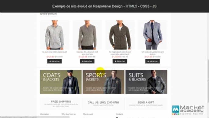 Magento - Thèmes et templates P3 - Créer son thème Magento - Vidéos formation - Market Academy