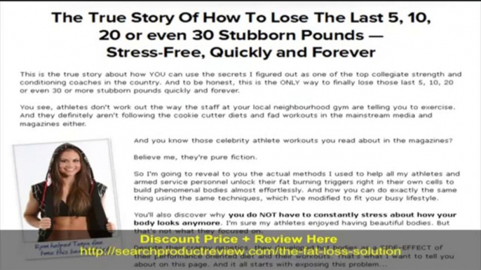 [Discount Price + Review] The Fat Loss Solution