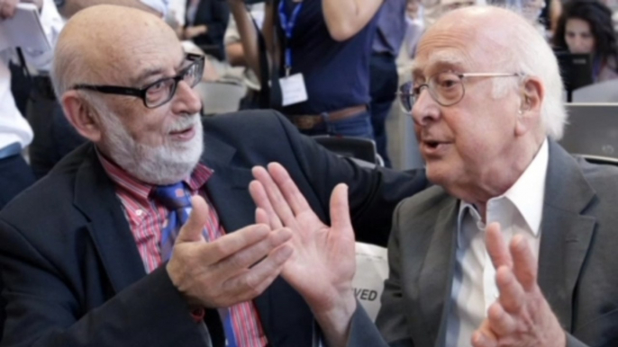 Scientists celebrate Nobel Prize behind Higgs boson