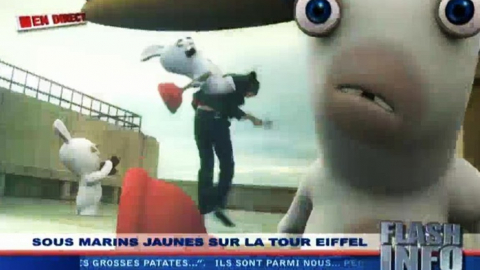 Les Lapins Crétins envahissent le Futuroscope