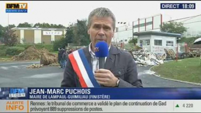 BFM Story: la fermeture des abattoirs Gad: 889 emplois supprimés - 11/10