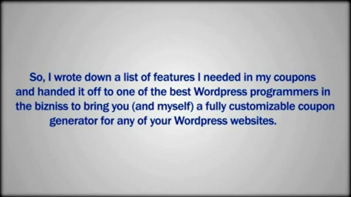 Wp Coupon Generator New wp Plugin