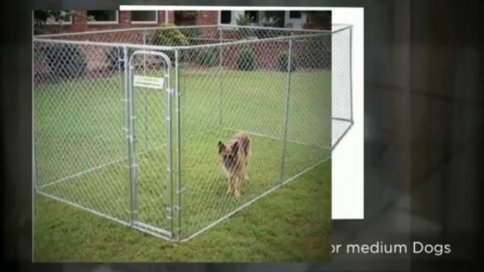 New DIY Outdoor Chain-Link Dog Kennel Run Kits