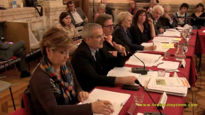 Conseil municipal de Chambery le 21 octobre 2013