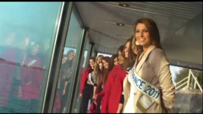 Roscoff (29). Laury Thilleman et onze Miss en visite