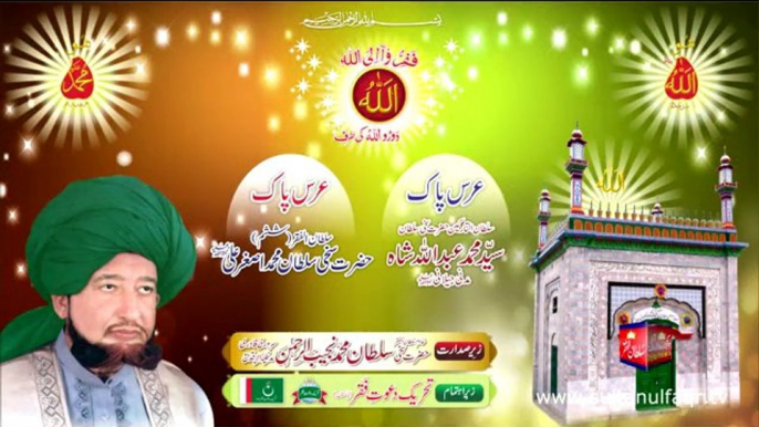 Mehfil Urs Pak Hazrat Sakhi Sultan Syed Mohammad Abdullah Shah Madni Jillani R.A & Sultan-ul-Faqr 6th Hazrat Sakhi Sultan Mohammad Asghar Ali R.A Zere Sadarat Khadim Sultan-ul-Faqr Hazrat Sakhi Sultan Mohammad Najeeb-ur-Rehman M.A 2013 (Part 2/6)