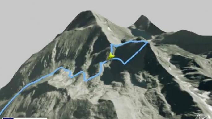 Profil Randonnée 3D Le Picot (2707m) Ariège Pyrénées