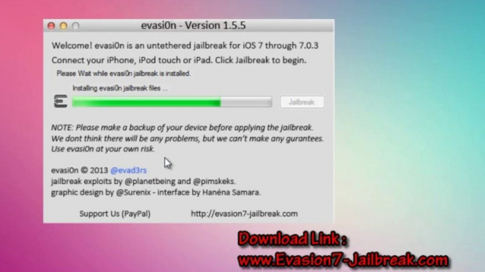 iOS 7.0.3 Evasion JAILBREAK for iPhone 4S, iPad 3, iPod touch, iPhone 4/4S/5/5s/5c, Apple TV!!