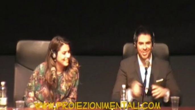 Eli Roth e Lorenza Izzo per "The Green Inferno"