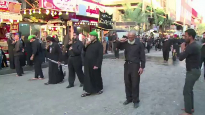 Iraqi Shiites perform Ashura rituals in Baghdad