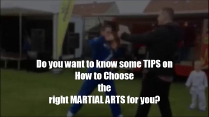 Choosing Martial Arts